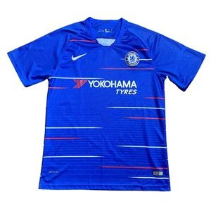 FC CHELSEA 2019 HOME FOOTBALL SOCCER SHIRT JERSEY NIKE Large PULISIC Blue